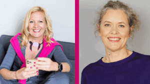 Beatrice Drach (links) und Anke Sinnigen (rechts) – zwei Frauen über 45, die Lebensfreude, Gesundheit und weibliche Stärke verkörpern.