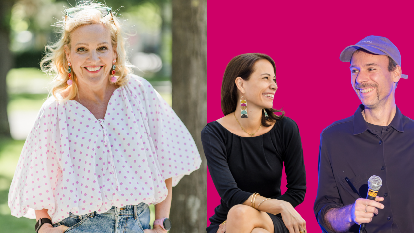 Beatrice Drach mit Christiane und Mario vom Podcast „Heiß, heiß Baby“ im Gespräch über Wechseljahre, Älterwerden, Frauengesundheit und die Rolle von Männern in den Wechseljahren.